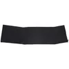 A black neoprene waist support laid out flat against a white background. Produktbild-Vorschau
