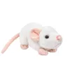 Plüschtier Ratte 21 cm stehend weiß Produktbild-Vorschau 4