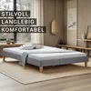 Homestyle4u futonová postel s matrací 120x200 čalouněná Náhled obrázku produktu 18