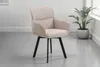 byLIVING Stuhl 2-er Set RICO / Webstoffbezug in taupe, Produktbild-Vorschau 2