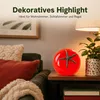Retro Tomaten Tischlampe aus Glas, dimmbar mit 3 Farbmodi, Produktbild-Vorschau 4