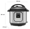 Elektro-Multikocher 1200 W, 7,6L, Edelstahl, - Produktbild-Vorschau 2