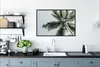 MuchoWow® Gerahmtes Poster Palme - Tropisch - Sommer 90x60 Produktbild-Vorschau 3