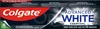 A close-up marketing image of a Colgate Advanced White Charcoal toothpaste box. Produktbild-Vorschau