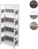 Regal HWC-K86, Standregal Wohnregal, klappbar 4 Ablagen, Produktbild-Vorschau 8