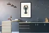 MuchoWow® MuchoWow® Gerahmtes Poster Krebs - Blau - Vintage Produktbild-Vorschau 5