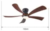 ZELURXX Deckenventilator mit LED Licht, 52 Zoll, 132 cm, Produktbild-Vorschau 3