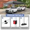 Gazebo pieghevole FCH Tenda da festa Gazebo pop-up 3x6 m, Anteprima dell’immagine prodotto 6