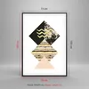 Gerahmtes Poster - Schwarzer Rahmen - Abstraktion Diamant Produktbild-Vorschau 5