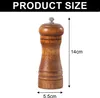 Pfeffermühle aus Holz Pfeffermühle mit einstellbarer Produktbild-Vorschau 4