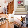 A collage of four images showing different scenarios of using anti-slip stair treads. Produktbild-Vorschau