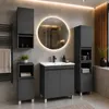 Badezimmerschrank Anthrazit ARIZA, 161x28x25 cm, 6 Produktbild-Vorschau 12