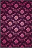 Wallario Wandbild Blumenmuster Damast in pink lila, Größe: Produktbild-Vorschau 1