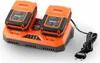 FUXTEC Li-Ion Doppel-Schnell-Ladegerät 2,4A 70W E1LG2A für Produktbild-Vorschau 2