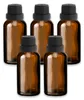 5x Braunglasflasche 30 ml mit schwarzem Tropfer Produktbild-Vorschau 1