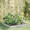 Hochbeet 100x100x18,5 cm Edelstahl Produktbild-Vorschau 2