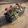 Jardinère de balcon avec support et système d'arrosage - 1 Voir les images du produit 7
