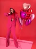 Palloncino in foil Cuore rosa chiaro - San Valentino - Anteprima dell’immagine prodotto 3