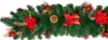 Decorazione MagicHome Natale, ghirlanda, rossa, 200 cm Anteprima dell’immagine prodotto 1