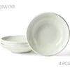Suppenteller Set 4-teilig Keramik Ø22 cm – Tiefe Teller für Produktbild-Vorschau 1