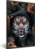 MuchoWow® MuchoWow® Gerahmtes Poster Tiger - Blumen - Produktbild-Vorschau 1