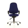 A blue office chair is shown from the back on a white background. Náhľad obrázku produktu