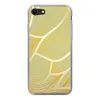 MuchoWow® Handyhülle Schutzhülle Hülle für iPhone 8 Goldene Produktbild-Vorschau 1