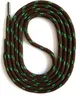 SNORS Sicherheitssenkel rund - DUNKELBRAUN / GRÜN - 5mm - Produktbild-Vorschau 1