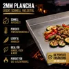 Plancha offen Grillplatte 30x20 cm Edelstahl 2 mm mit Produktbild-Vorschau 4