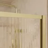 Paroi de Douche Verre Cannelé 6 mm - 140x200 cm - Cadre et Voir les images du produit 3