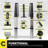Craftfull Teleskopleiter | Soft-Close-Funktion - Aluleiter Produktbild-Vorschau 2