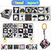 ASKSA Jouets Bébé 0-3 mois, Noir Blanc Contraste Jouets Voir les images du produit 3