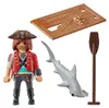 Pirata con zattera e squalo martello Anteprima dell’immagine prodotto 3