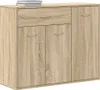 A wooden sideboard with drawers and doors, shown from the front. Anteprima dell’immagine prodotto