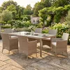 CASARIA® Polyrattan Gartenmöbel Set 7teilig Stühle Produktbild-Vorschau 2
