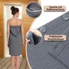 Saunakilt für Damen, 100% Baumwolle, 75x130 cm, Waffelpique Produktbild-Vorschau 5