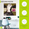 ARTland Poster Glückliche Kuh I Größe: 40x40 cm Produktbild-Vorschau 3