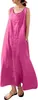 ASKSA Damen Ärmellose Sommerkleid Baumwolle Leinen Kleid Produktbild-Vorschau 2