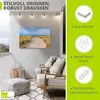 ARTland Wandbild Alu für Innen & Outdoor Strand an der Produktbild-Vorschau 2