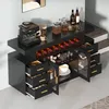 Merax Weinschrank Kaffeebar-Schrank mit 6 Schubladen, Produktbild-Vorschau 6