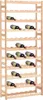A wooden wine rack filled with bottles of wine. Náhled obrázku produktu