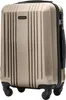 A single champagne-colored suitcase with black wheels and handle, shown from the front at a slight diagonal. Produktbild-Vorschau