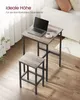 VASAGLE Bartisch-Set mit 2 Barhockern, 60 x 60 x 90 cm, Produktbild-Vorschau 6
