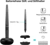 Product features and components are illustrated with text labels and icons. Produktbild-Vorschau