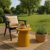HowHomely | Tavolino - OTTO1 - Giallo - Design moderno - Anteprima dell’immagine prodotto 2