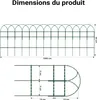 Ogrodzenie ogrodowe Wiltec 0,65 x 10 m zielone, ogrodzenie Podgląd zdjęcia produktu 9