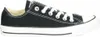 A side view of a black Converse All Star low-top sneaker with white laces and a white sole. Anteprima dell’immagine prodotto
