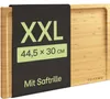 Tagliere di legno grande XXL - Con scanalatura per il succo Anteprima dell’immagine prodotto 1
