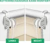 Estika Doppelrollo Klemmfix - 55 x 150 cm - Beige - Duo Produktbild-Vorschau 4