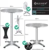 KESSER® 2in1 Stehtisch klappbar Bistrotisch Aluminium Produktbild-Vorschau 7